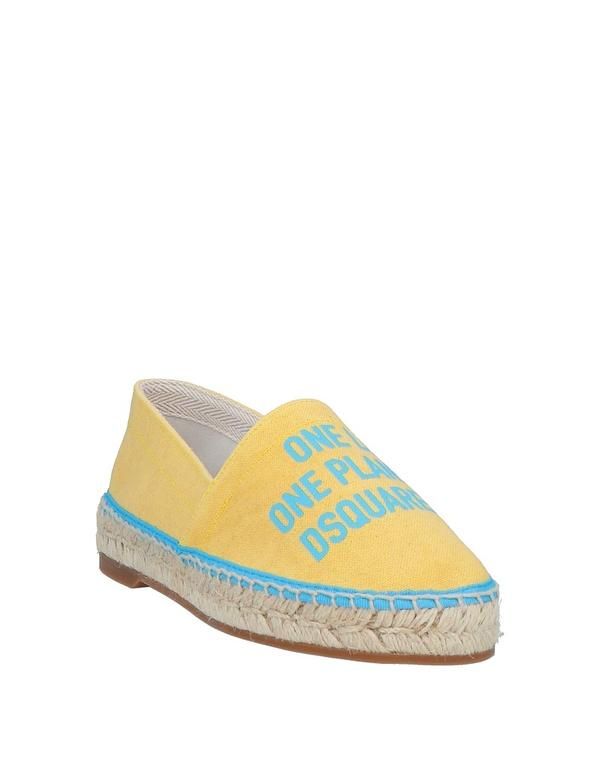 ディースクエアード レディース シューズ スリッポン・ローファー エスパドリーユ DSQUARED2 Yellow イエロー