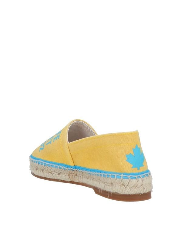 ディースクエアード レディース シューズ スリッポン・ローファー エスパドリーユ DSQUARED2 Yellow イエロー
