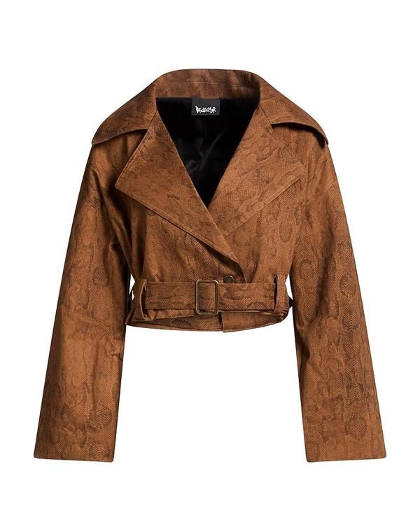 ディスクレーマー レディース アウター コート DISCLAIMER Dark Brown ブラウン