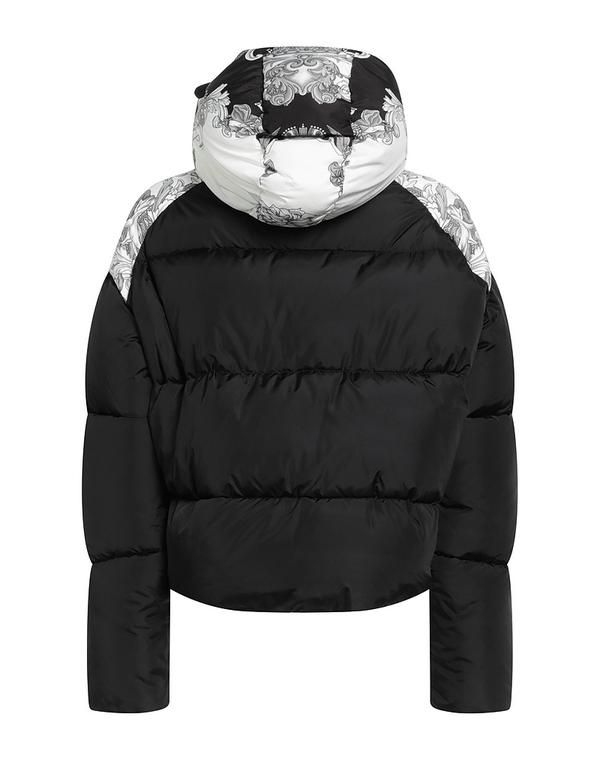 ヴェルサーチ レディース アウター ジャケット・ブルゾン パファージャケット VERSACE Black ブラック