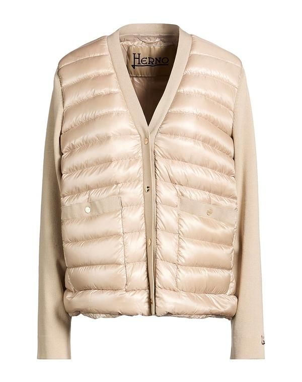 ヘルノ レディース アウター ジャケット・ブルゾン パファージャケット HERNO Beige ベージュ