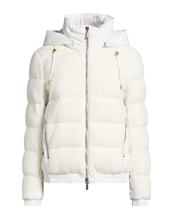 ムーレー レディース アウター ジャケット・ブルゾン パファージャケット MOORER Off White オフホワイト