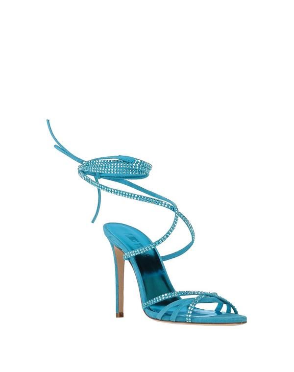 パリ テキサス レディース シューズ サンダル PARIS TEXAS Azure Blue ブルー
