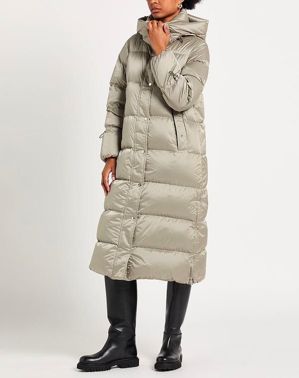 ムーレー レディース アウター ジャケット・ブルゾン パファージャケット MOORER Light Gray グレー
