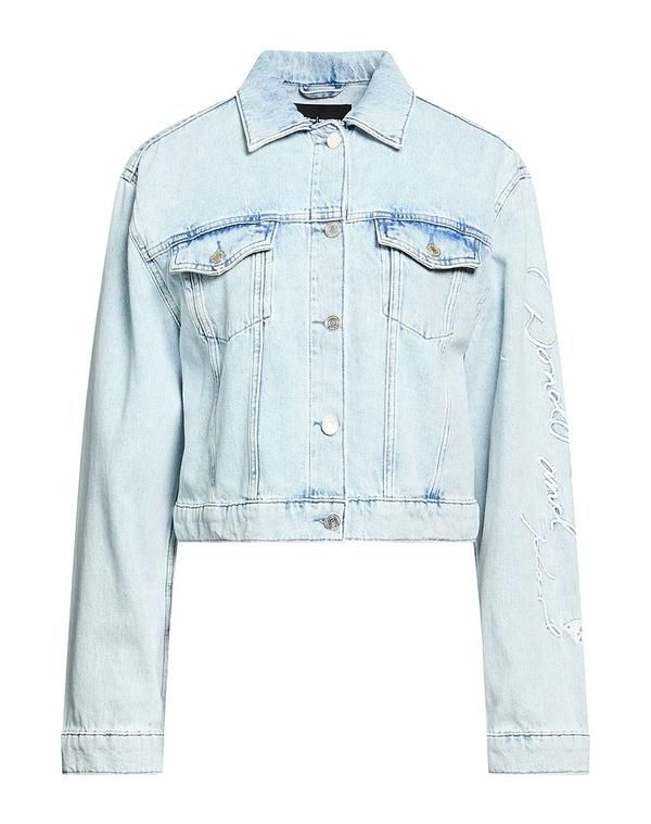 カール ラガーフェルド レディース アウター ジャケット・ブルゾン デニムブルゾン KARLAGERFELD Blue ブルー