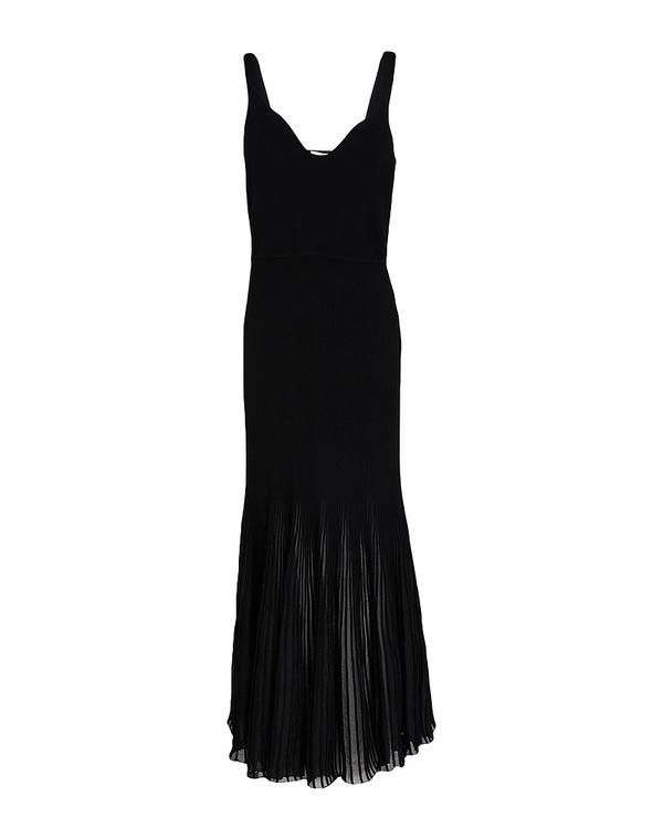 ウラ・ジョンソン レディース トップス ワンピース プリーツドレス ULLA JOHNSON Black ブラック