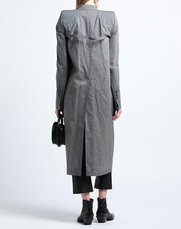 リックオウエンス レディース アウター コート RICK OWENS Lead Gray グレー