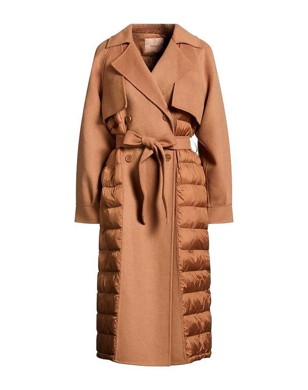 ツインセット レディース アウター コート TWINSET Camel キャメル