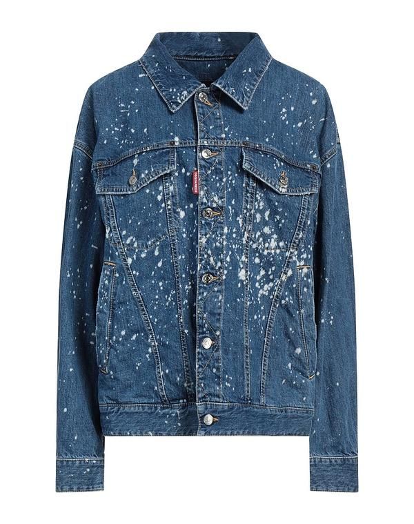 ディースクエアード レディース アウター ジャケット・ブルゾン デニムブルゾン DSQUARED2 Blue ブルー