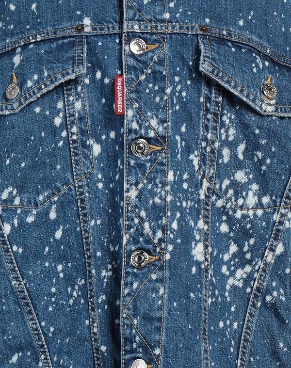 ディースクエアード レディース アウター ジャケット・ブルゾン デニムブルゾン DSQUARED2 Blue ブルー