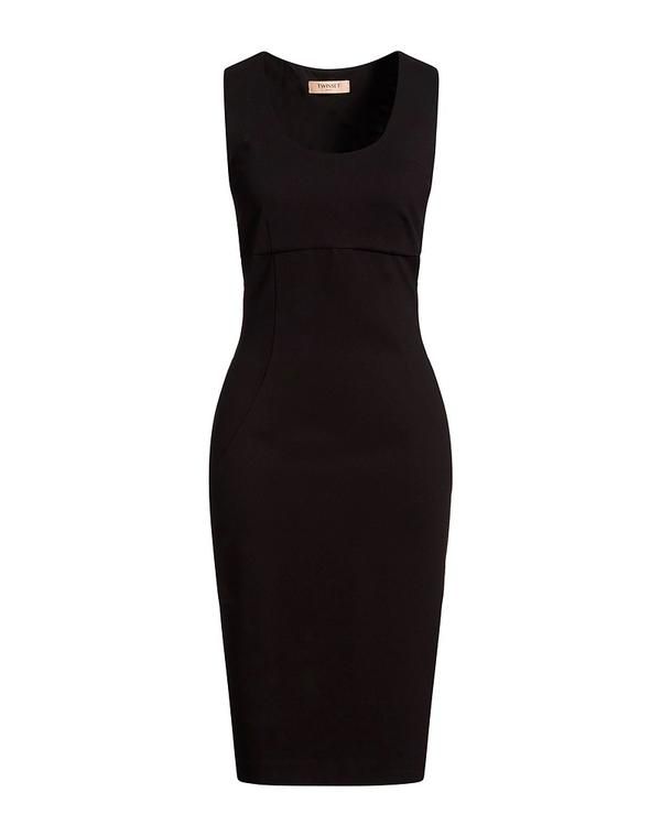 ツインセット レディース トップス ワンピース チューブドレス TWINSET Black ブラック