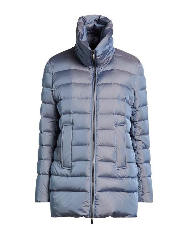 ムーレー レディース アウター ジャケット・ブルゾン パファージャケット MOORER Blue Gray グレー