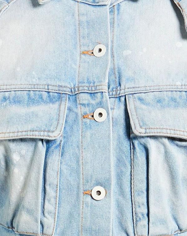 オフホワイト レディース アウター ジャケット・ブルゾン デニムブルゾン OFFWHITE Blue ブルー
