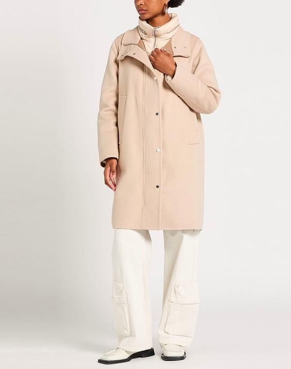 ムーレー レディース アウター コート MOORER Beige ベージュ