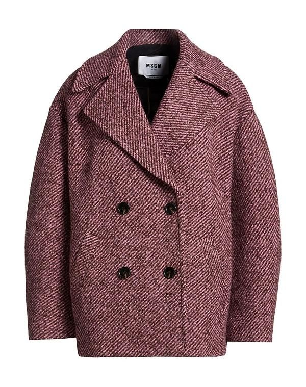 エムエスジイエム レディース アウター コート MSGM Pink ピンク