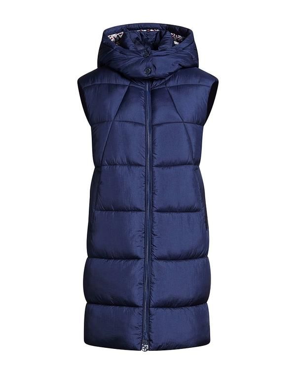ゲス レディース アウター ジャケット・ブルゾン パファージャケット GUESS Navy ネイビー