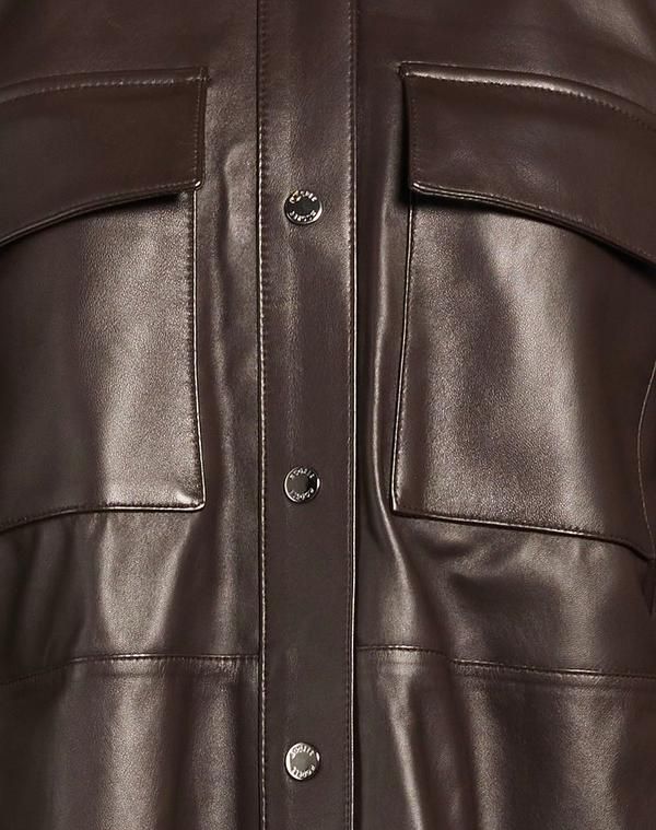 ムーレー レディース トップス シャツ MOORER Dark Brown ブラウン