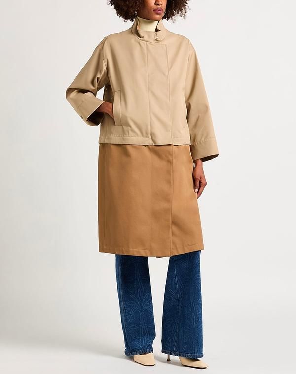 ムーレー レディース アウター コート MOORER Beige ベージュ