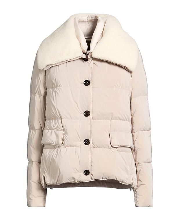 ムーレー レディース アウター ジャケット・ブルゾン パファージャケット MOORER Ivory アイボリー