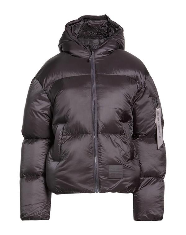 アルファインダストリーズ レディース アウター ジャケット・ブルゾン パファージャケット ALPHA INDUSTRIES Gray グレー