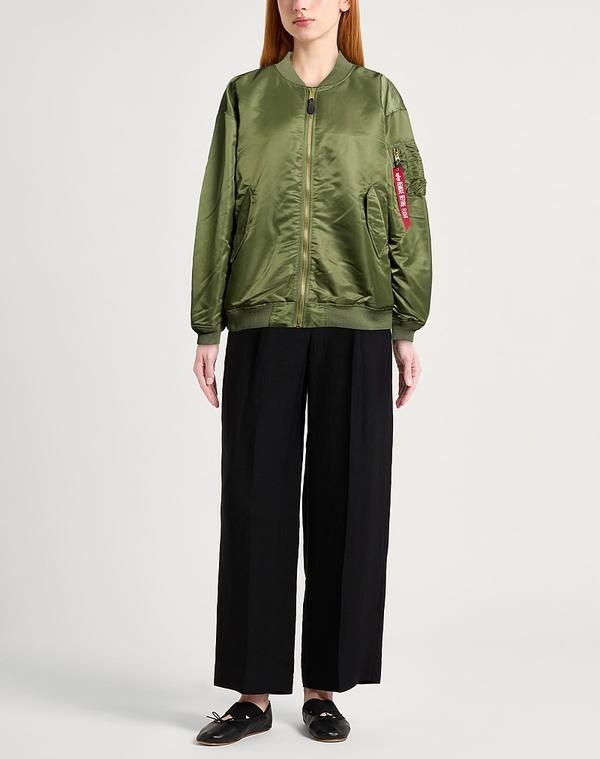 アルファインダストリーズ レディース アウター ジャケット・ブルゾン ALPHA INDUSTRIES Military Green グリーン