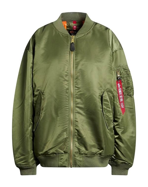 アルファインダストリーズ レディース アウター ジャケット・ブルゾン ALPHA INDUSTRIES Military Green グリーン