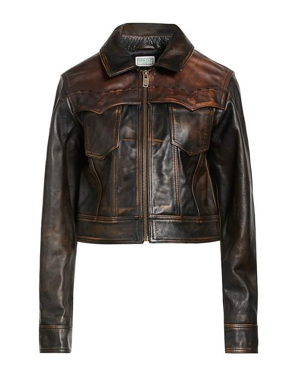 ゲス レディース アウター ジャケット・ブルゾン GUESS Brown ブラウン