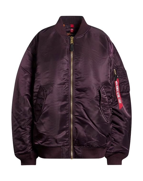 アルファインダストリーズ レディース アウター ジャケット・ブルゾン ALPHA INDUSTRIES Purple パープル