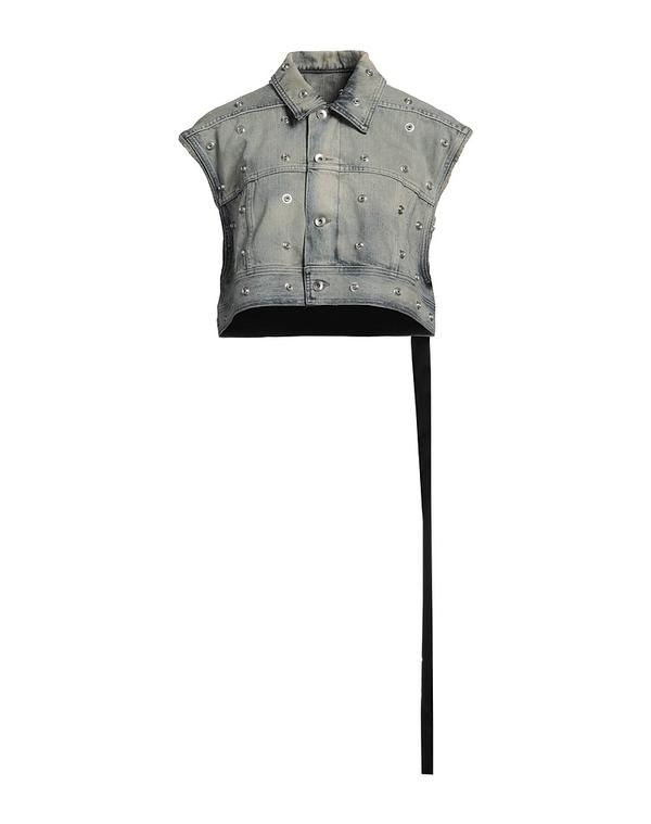 ダークシャドウ バイ リックオウエンス レディース アウター ジャケット・ブルゾン デニムブルゾン DRKSHDW by RICK OWENS Blue ブルー