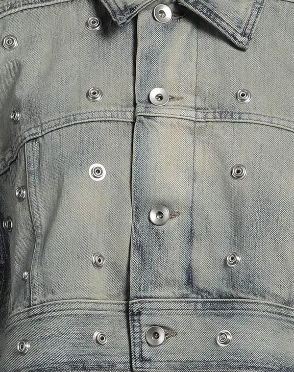 ダークシャドウ バイ リックオウエンス レディース アウター ジャケット・ブルゾン デニムブルゾン DRKSHDW by RICK OWENS Blue ブルー
