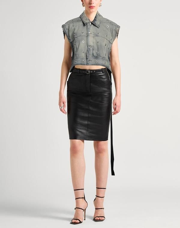 ダークシャドウ バイ リックオウエンス レディース アウター ジャケット・ブルゾン デニムブルゾン DRKSHDW by RICK OWENS Blue ブルー