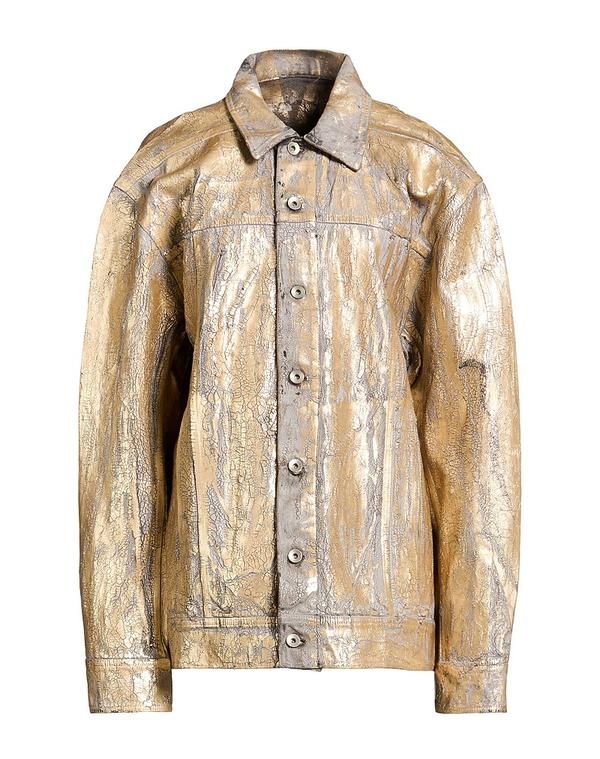 ダークシャドウ バイ リックオウエンス レディース アウター ジャケット・ブルゾン デニムブルゾン DRKSHDW by RICK OWENS Gold ゴールド