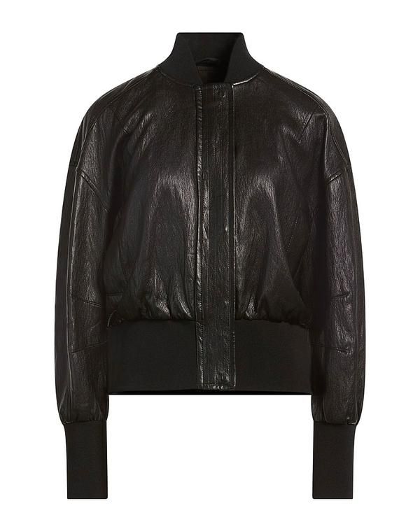 パトリツィア ペペ レディース アウター ジャケット・ブルゾン ボンバージャケット PATRIZIA PEPE Black ブラック