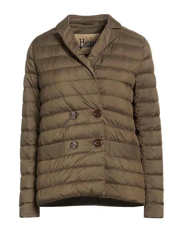 ヘルノ レディース アウター ジャケット・ブルゾン パファージャケット HERNO Military Green グリーン