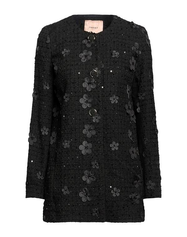 ツインセット レディース アウター コート TWINSET Black ブラック