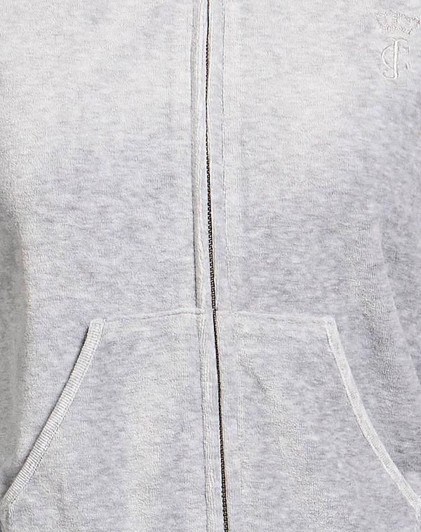 ジューシークチュール レディース アウター パーカー・スウェット JUICY COUTURE Gray グレー ジューシークチュール レディース アウター パーカー・スウェット JUICY COUTURE Gray グレー