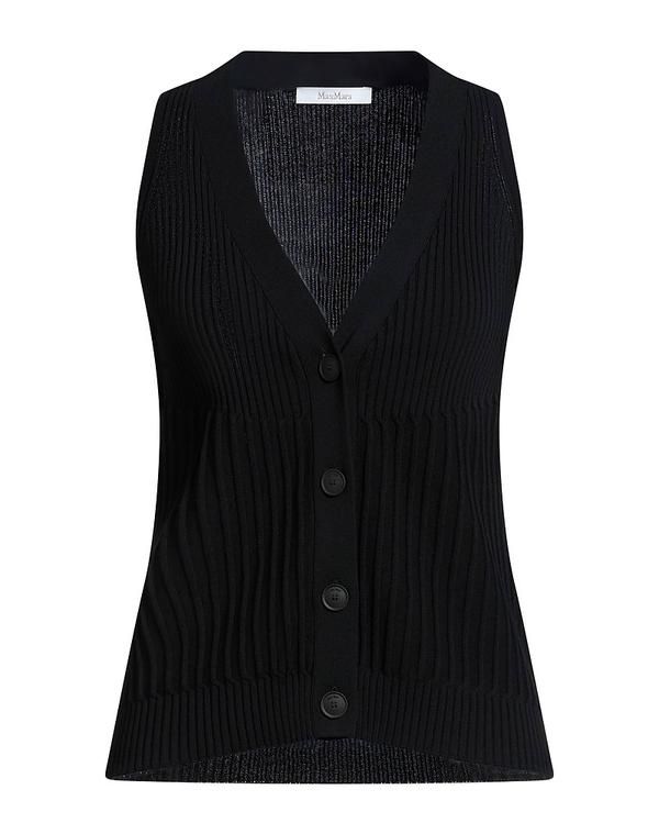 マックスマーラ レディース アウター カーディガン MAX MARA Black ブラック