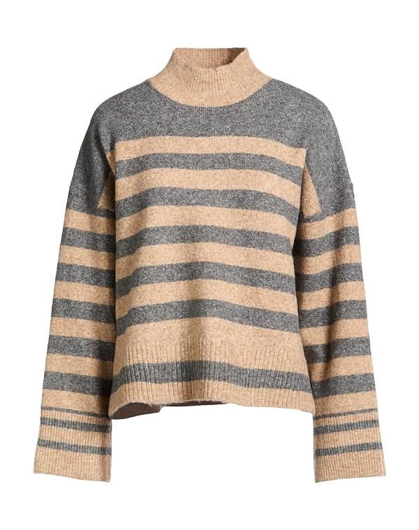 オンリー レディース アウター ニット・セータートルネック ONLY Beige ベージュ