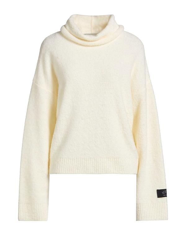アイスバーグ レディース アウター ニット・セータートルネック ICEBERG Ivory アイボリー