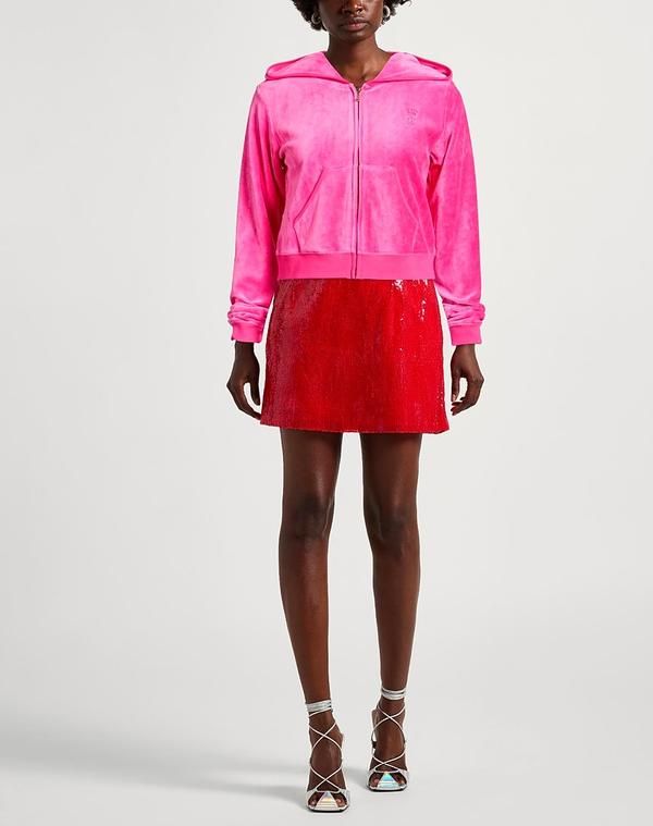 ジューシークチュール レディース アウター パーカー・スウェット JUICY COUTURE Fuchsia フューシャ