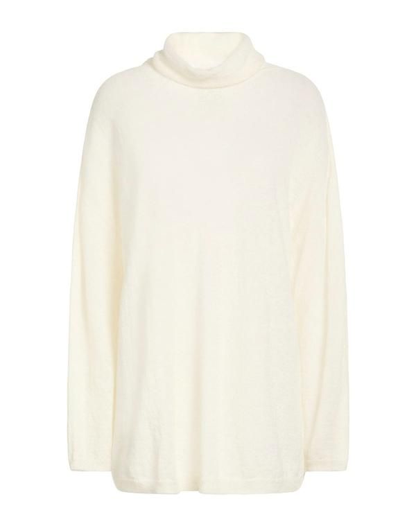 セミクチュール レディース アウター ニット・セータートルネック SEMICOUTURE Off White オフホワイト