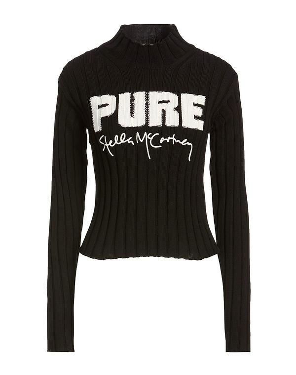 ステラマッカートニー レディース アウター ニット・セータートルネック STELLA McCARTNEY Black ブラック