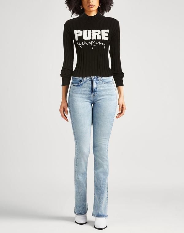 ステラマッカートニー レディース アウター ニット・セータートルネック STELLA McCARTNEY Black ブラック