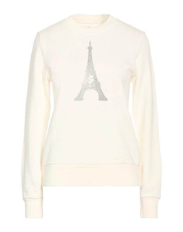 カール ラガーフェルド レディース アウター パーカー・スウェット KARLAGERFELD Off White オフホワイト