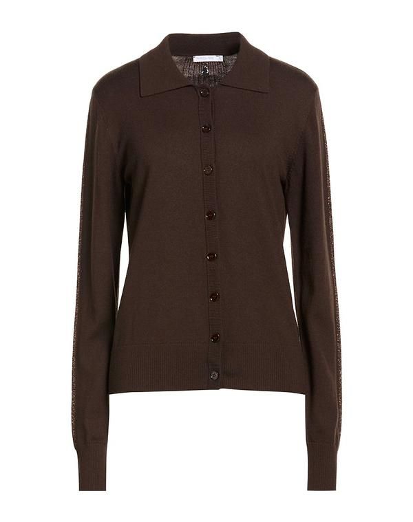 パトリツィア ペペ レディース アウター カーディガン PATRIZIA PEPE Dark Brown ブラウン