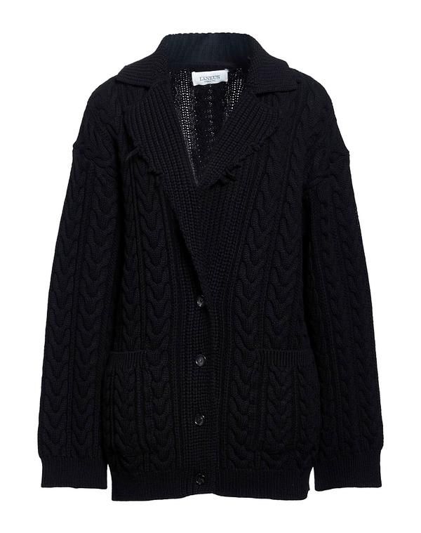 ラネウス レディース アウター カーディガン LANEUS Black ブラック