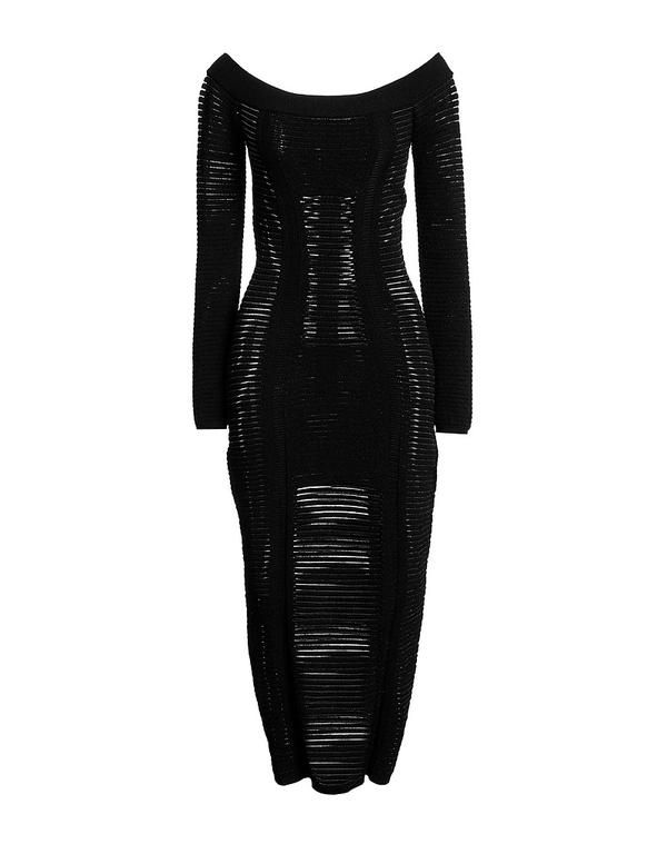 バルマン レディース トップス ワンピース チューブドレス BALMAIN Black ブラック