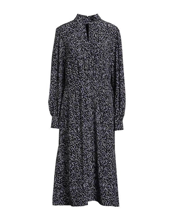カール ラガーフェルド レディース トップス ワンピース シルクドレス KARLAGERFELD Black ブラック