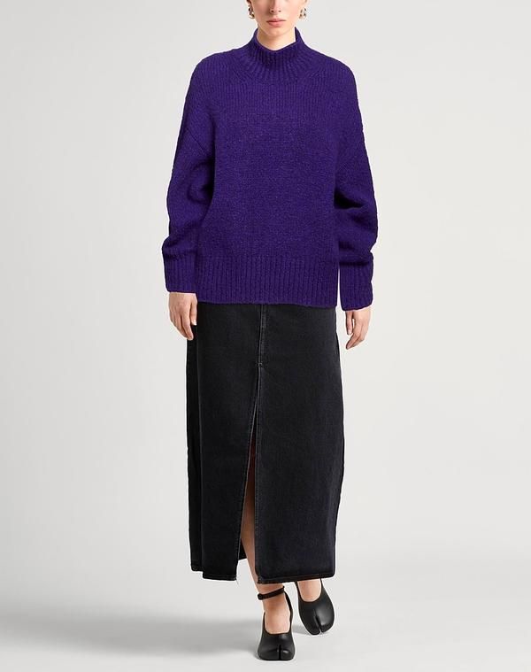 ヴィコロ レディース アウター ニット・セータートルネック VICOLO Purple パープル