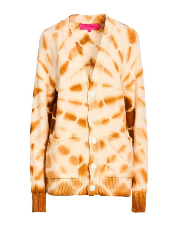 ザ・エルダー・ステーツマン レディース アウター カーディガン カシミヤニット THELDER STATESMAN Beige ベージュ
